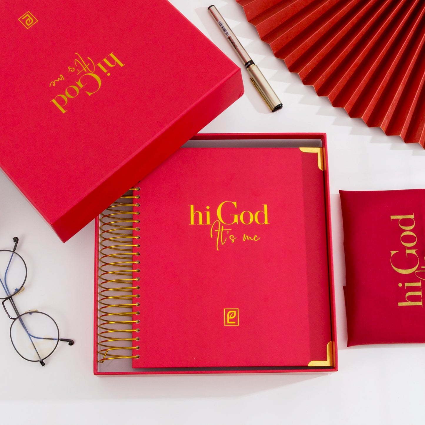 Hi God, It’s Me | Red, Gold Foil - Preorder Only. Ships February 1, 2026. Receive Before Valentine's Day