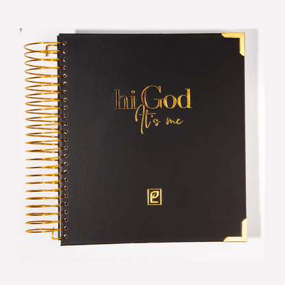 Hi God, It’s Me | Black, Gold Foil (ships immediately)