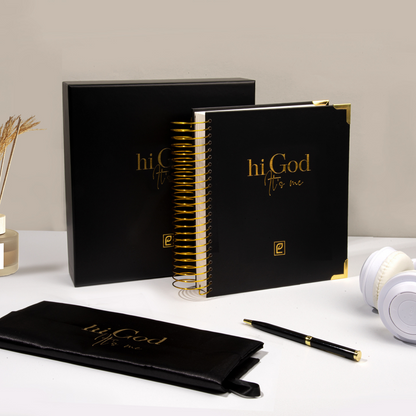 Hi God, It’s Me | Black, Gold Foil (ships immediately)