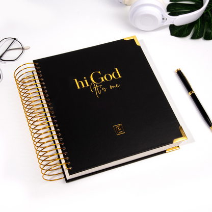 Hi God, It’s Me | Black, Gold Foil (ships immediately)