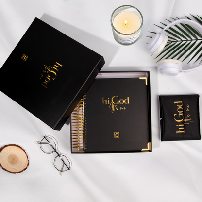 Hi God, It’s Me | Black, Gold Foil (ships immediately)