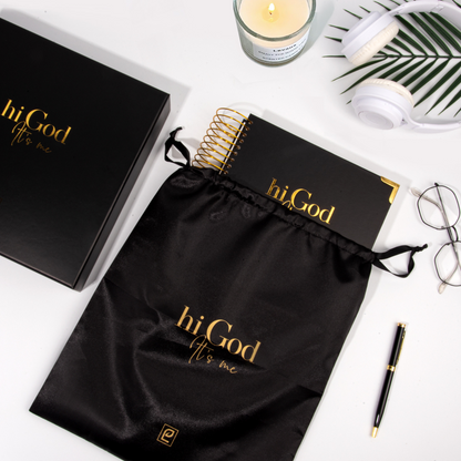 Hi God, It’s Me | Black, Gold Foil (ships immediately)