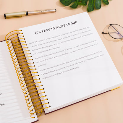 Hi God, It’s Me | Rosewood, Gold Foil - Preorder Only. Ships February 1, 2026. Receive Before Valentine's Day