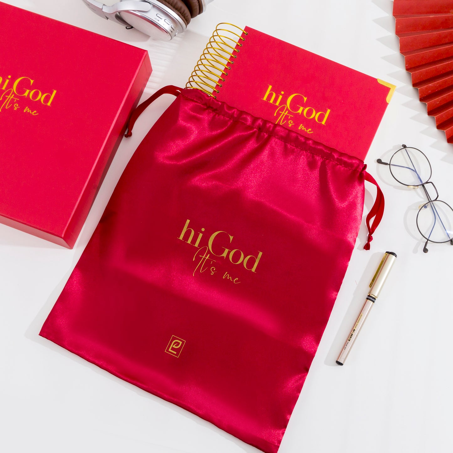 Hi God, It’s Me | Red, Gold Foil - Preorder Only. Ships February 1, 2026. Receive Before Valentine's Day