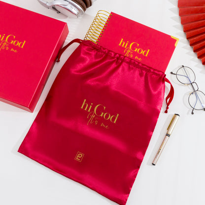 Hi God, It’s Me | Red, Gold Foil - Preorder Only. Ships February 1, 2026. Receive Before Valentine's Day