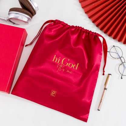 Hi God, It’s Me | Red, Gold Foil - Preorder Only. Ships February 1, 2026. Receive Before Valentine's Day