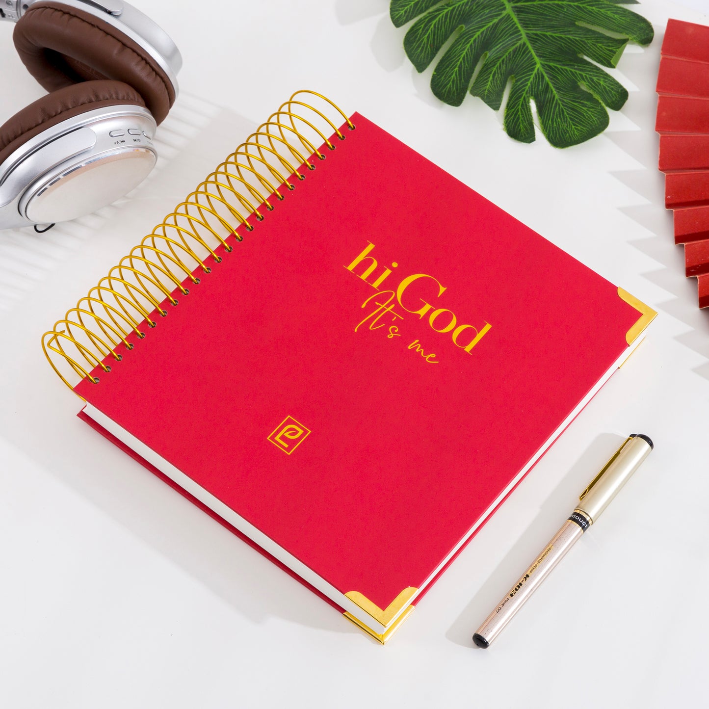 Hi God, It’s Me | Red, Gold Foil - Preorder Only. Ships February 1, 2026. Receive Before Valentine's Day