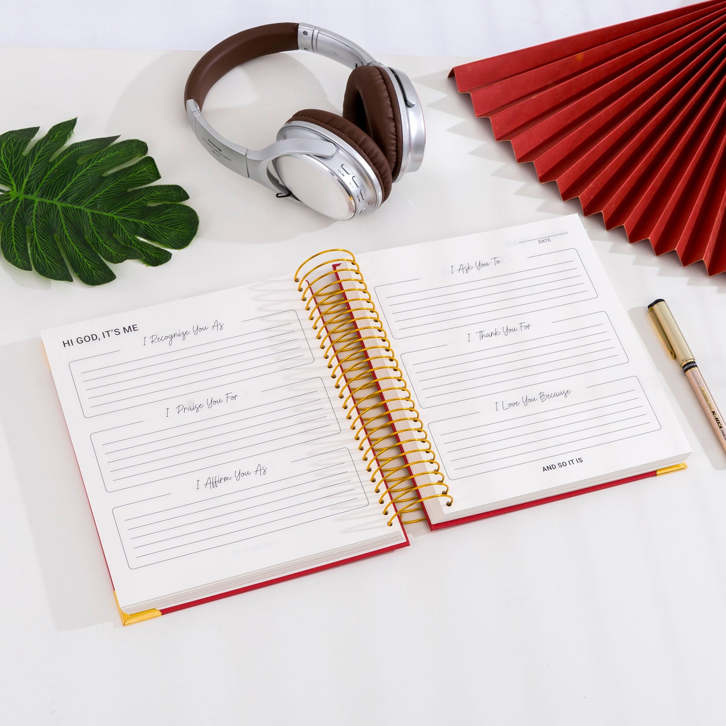 Hi God, It’s Me | Red, Gold Foil - Preorder Only. Ships February 1, 2026. Receive Before Valentine's Day