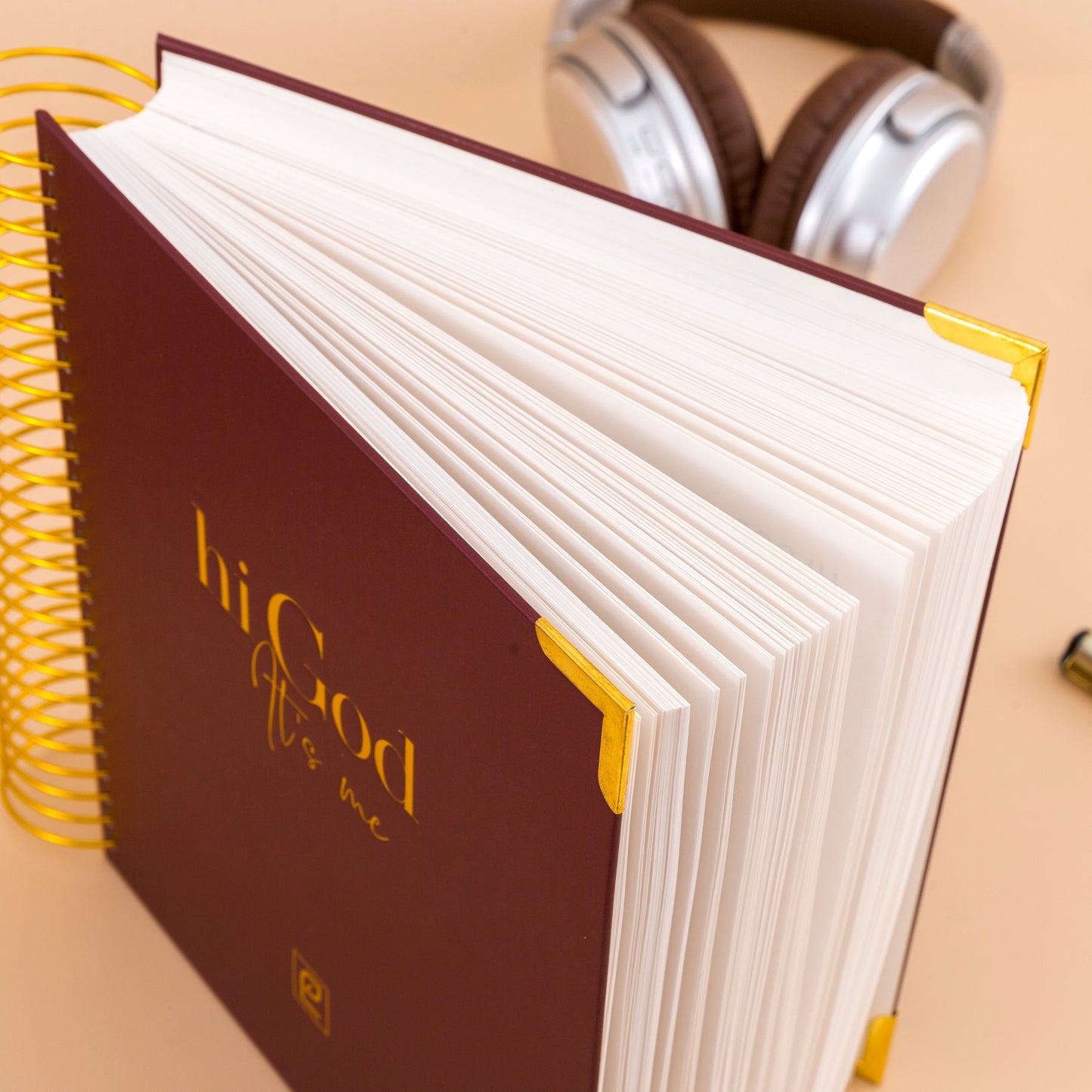 Hi God, It’s Me | Rosewood, Gold Foil - Preorder Only. Ships February 1, 2026. Receive Before Valentine's Day