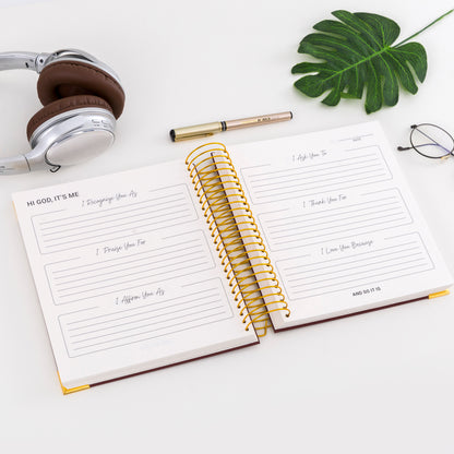 Hi God, It’s Me | Rosewood, Gold Foil - Preorder Only. Ships February 1, 2026. Receive Before Valentine's Day