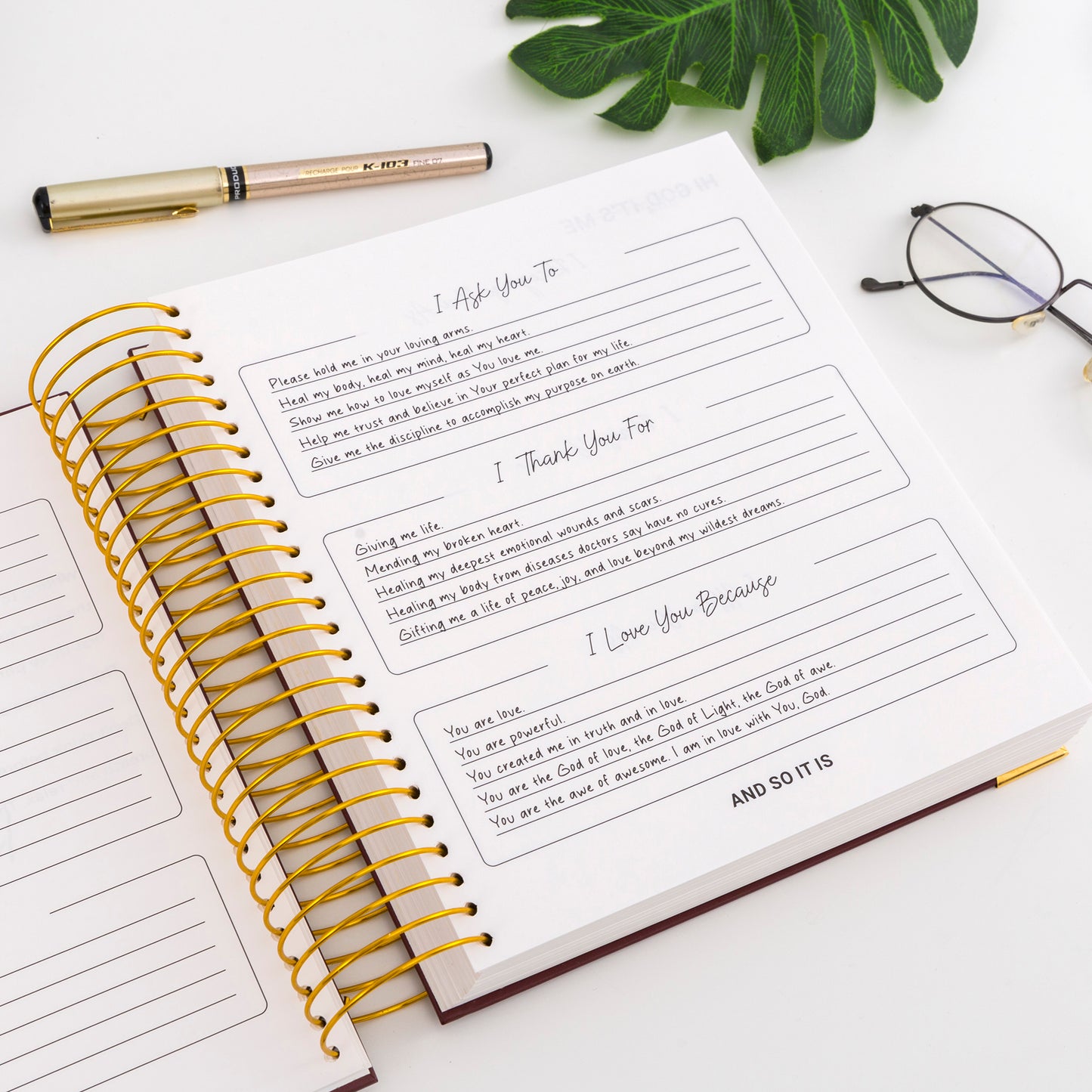 Hi God, It’s Me | Rosewood, Gold Foil - Preorder Only. Ships February 1, 2026. Receive Before Valentine's Day