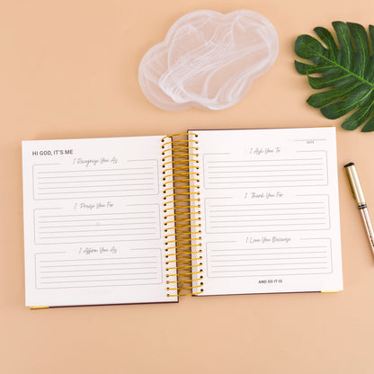 Hi God, It’s Me | Rosewood, Gold Foil - Preorder Only. Ships February 1, 2026. Receive Before Valentine's Day